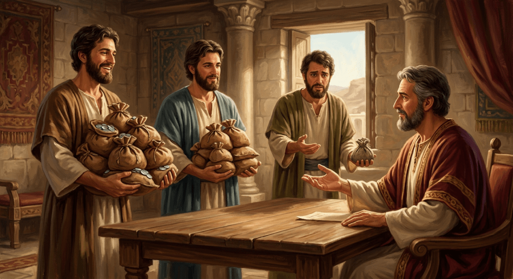 What did you do with it?  
(Parable of the Talents — Mt.&nbsp;25:14–30)